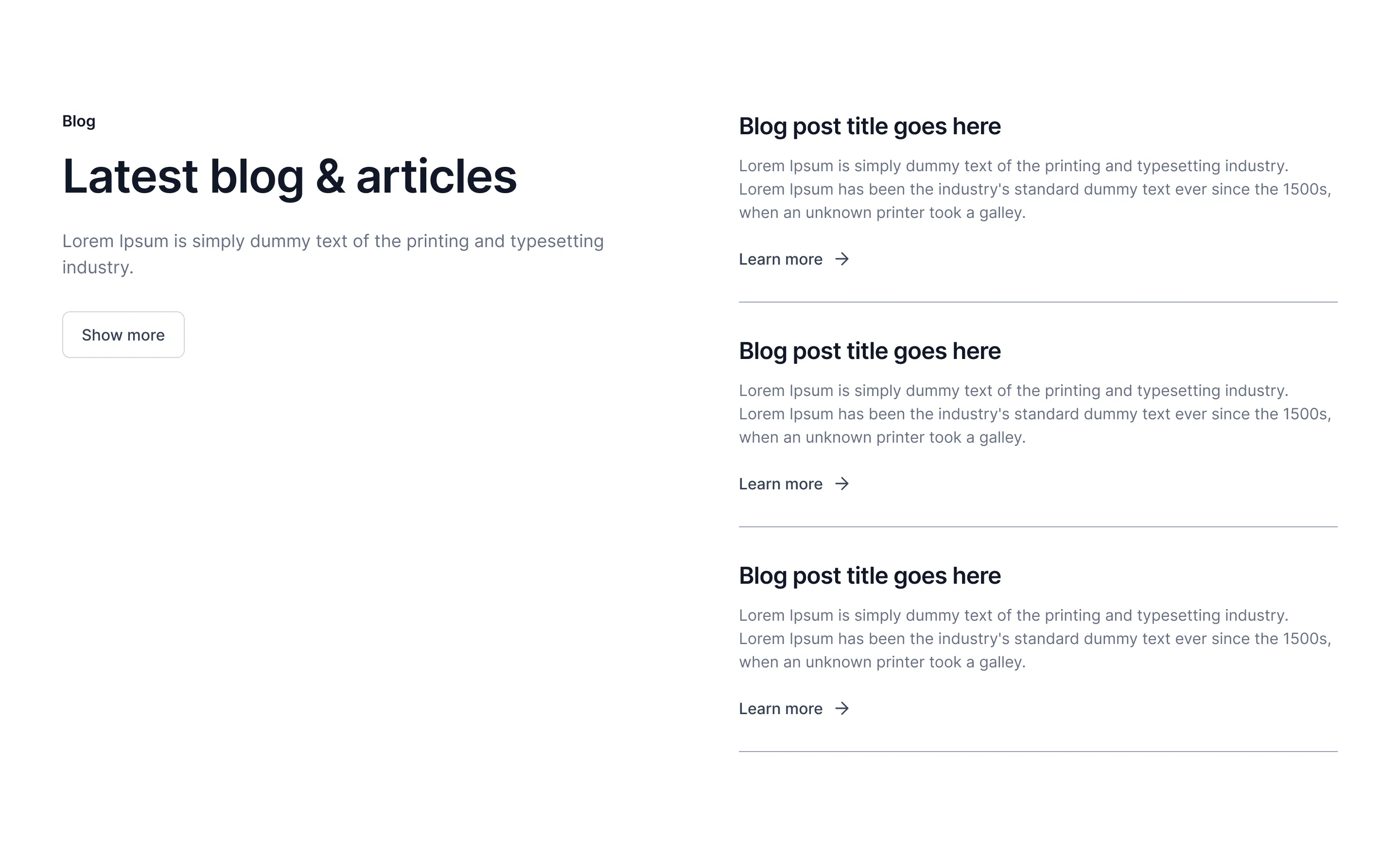 Blog Section E1