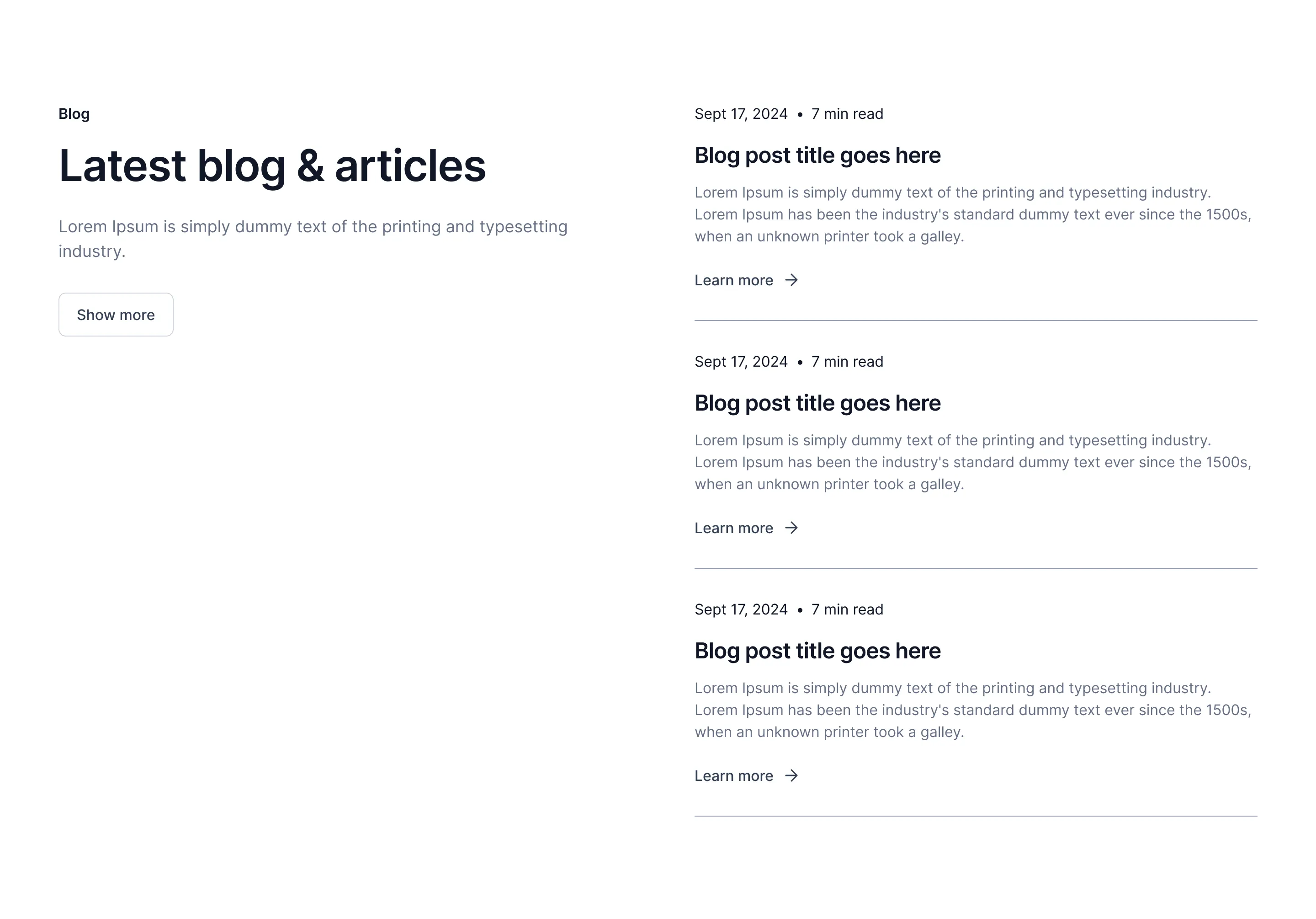 Blog Section E2