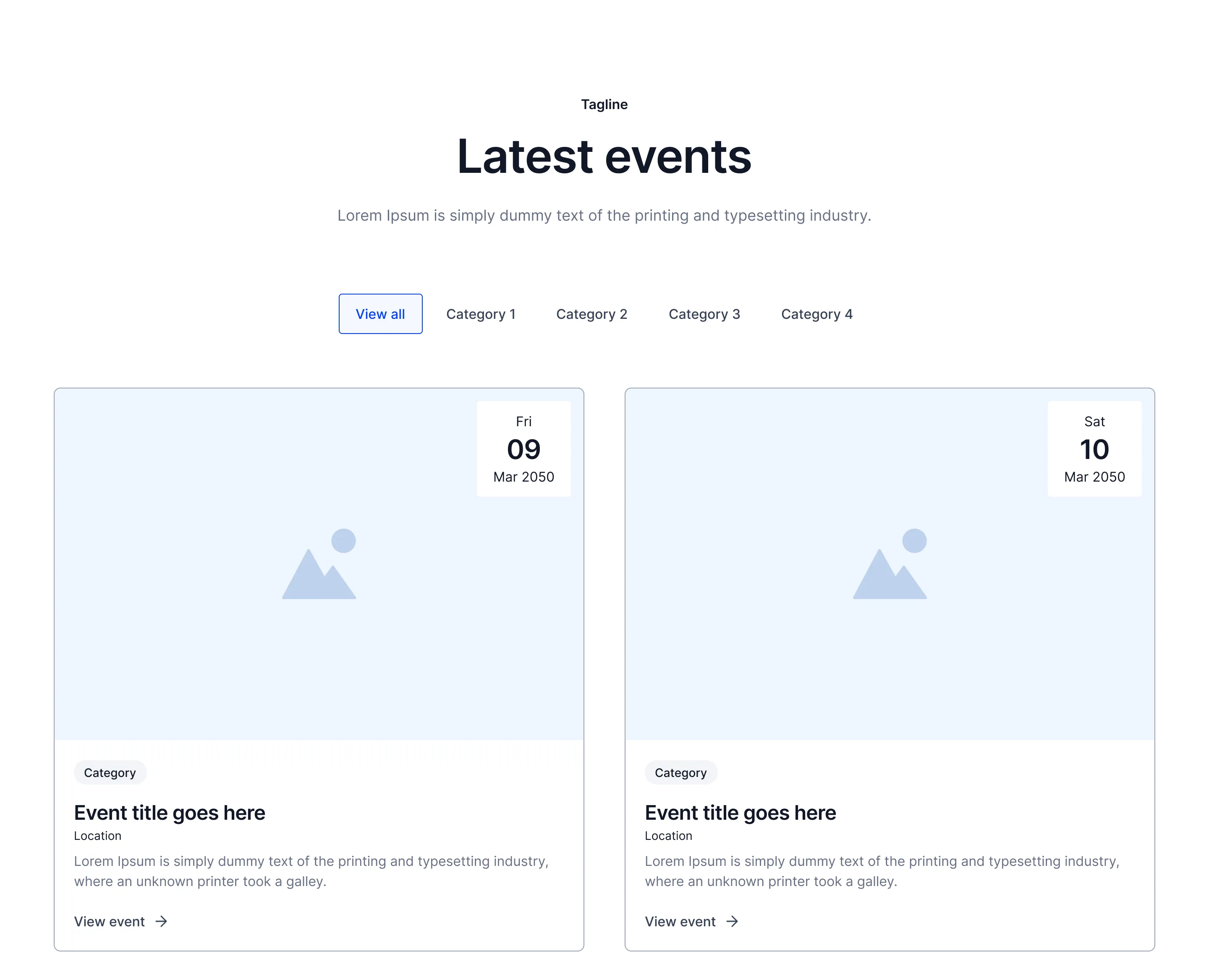 Event Archive A4