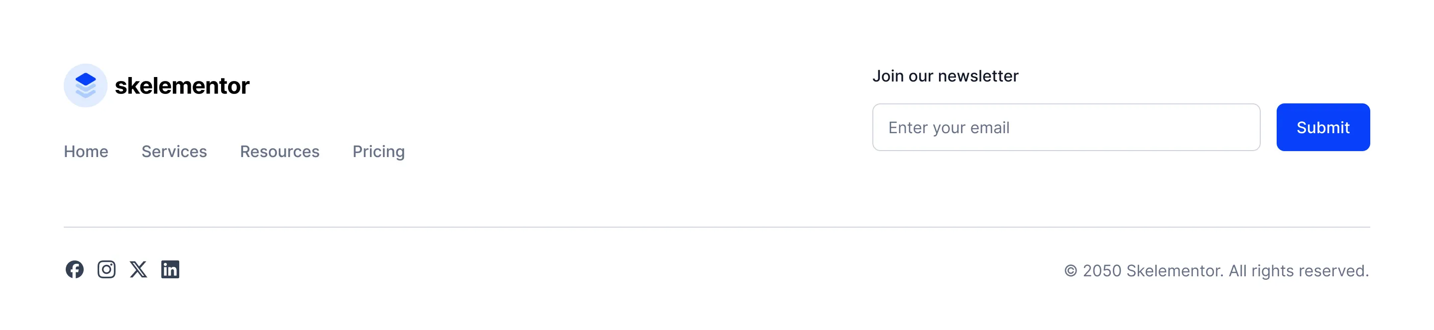 Footer A7
