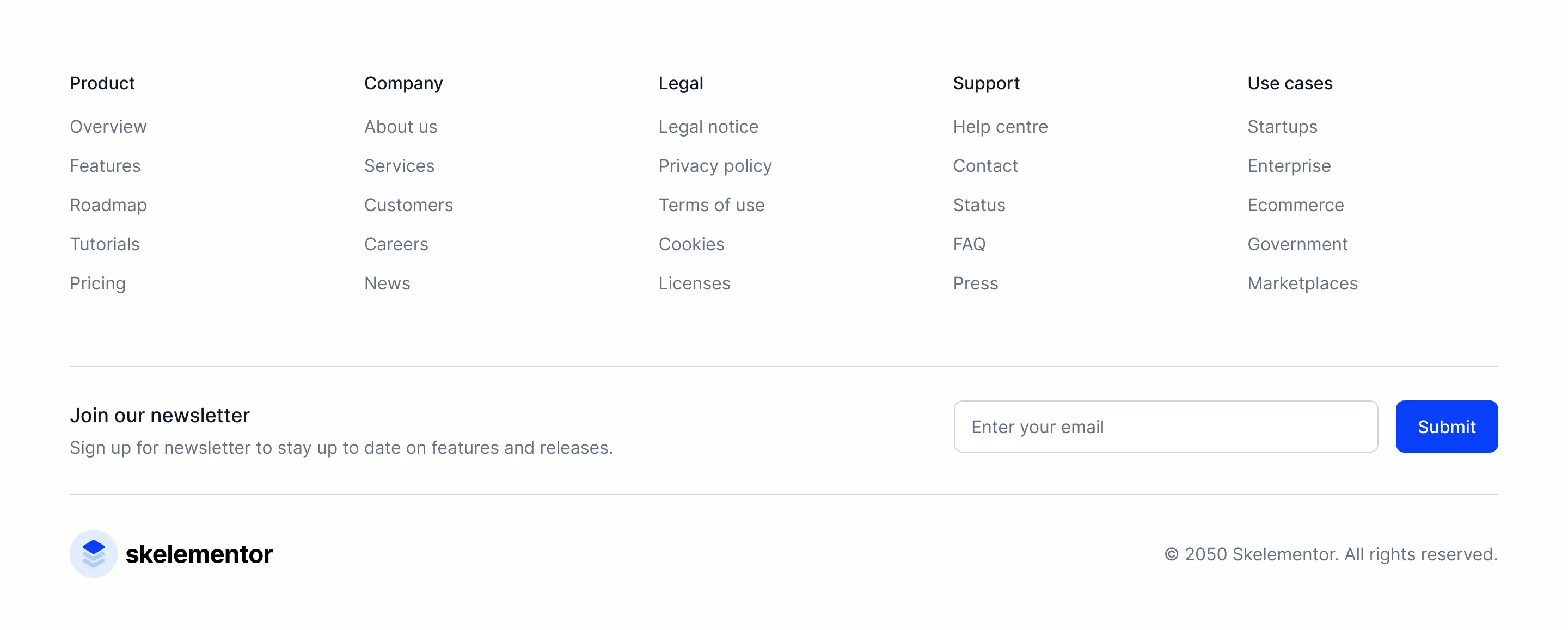 Footer D4