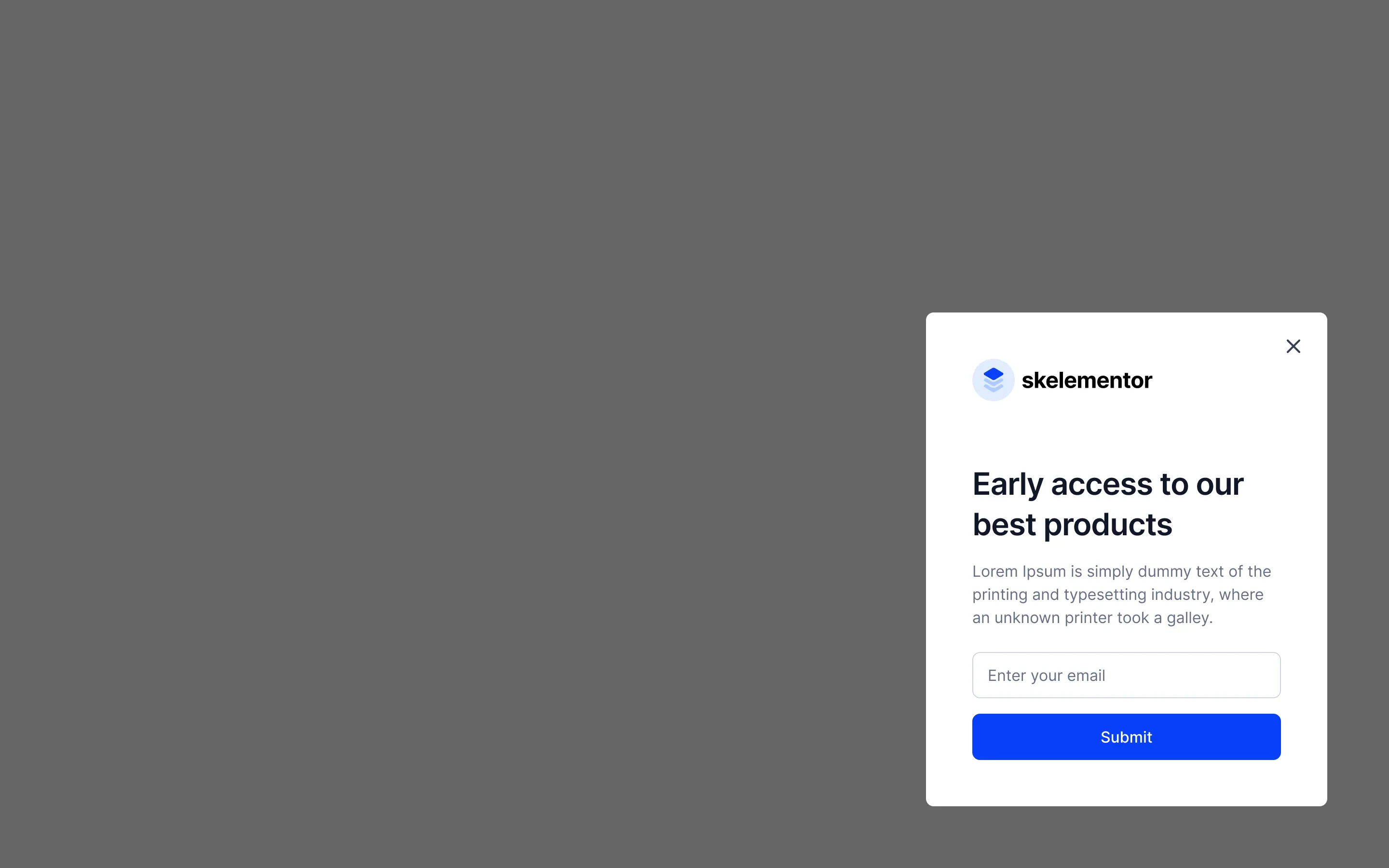 Popup B8