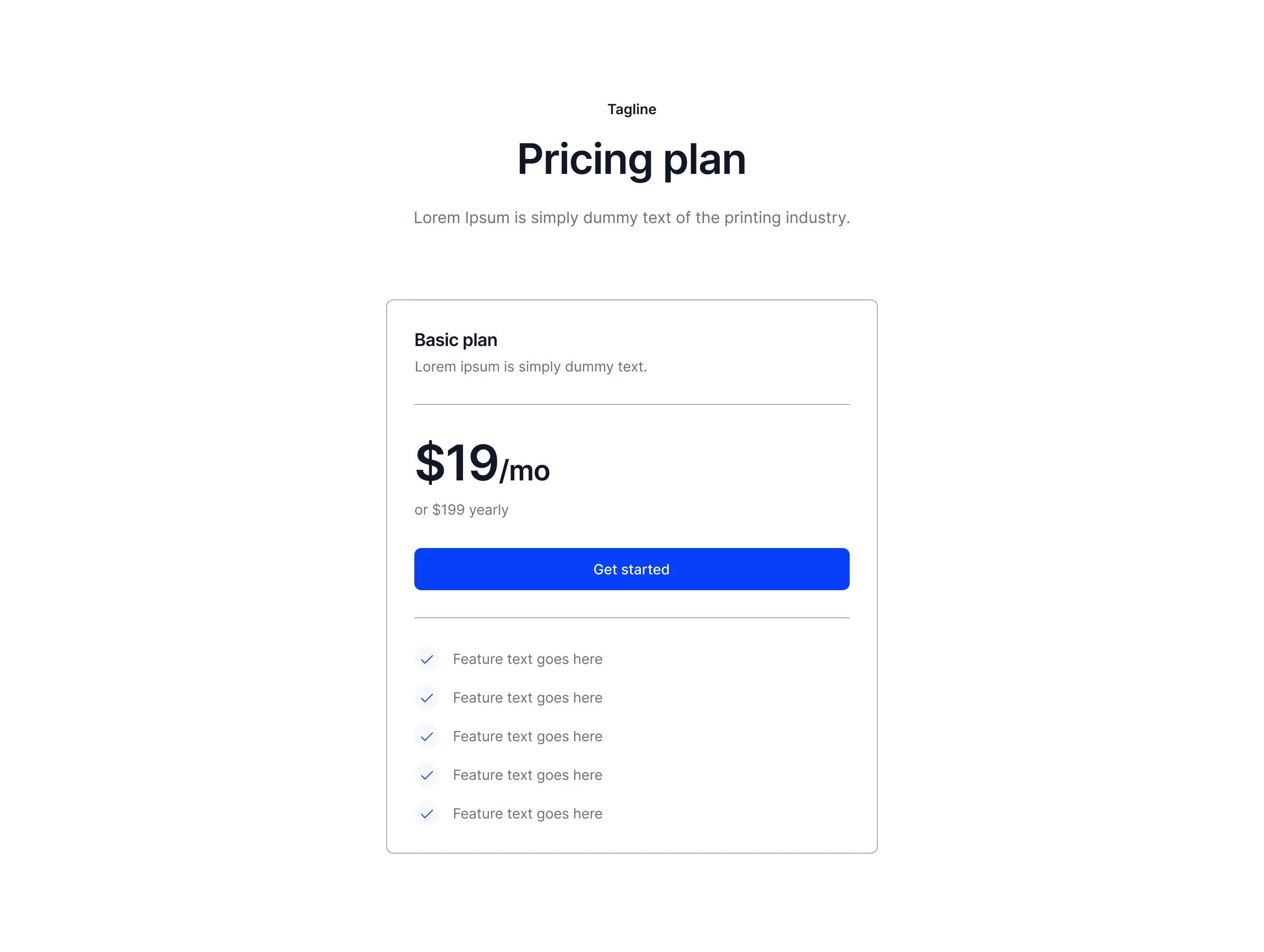 Pricing A3