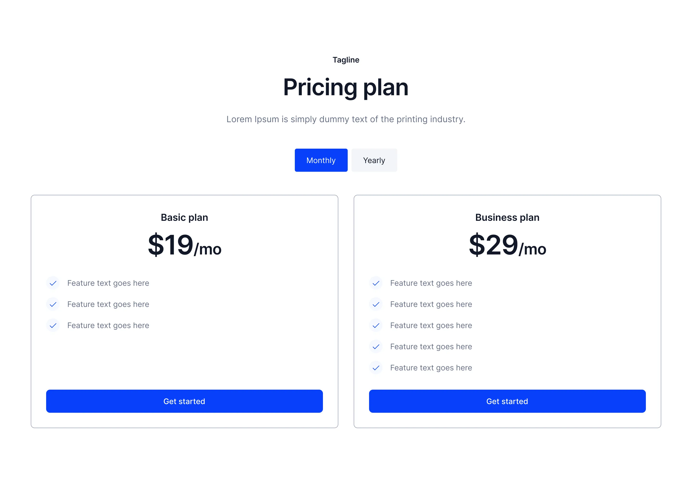 Pricing E1