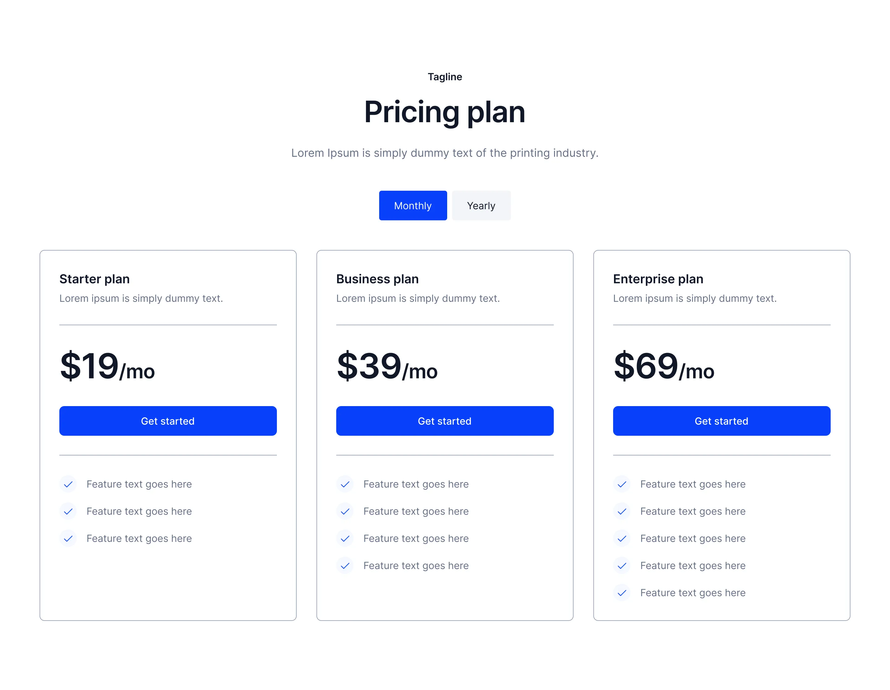 Pricing F3