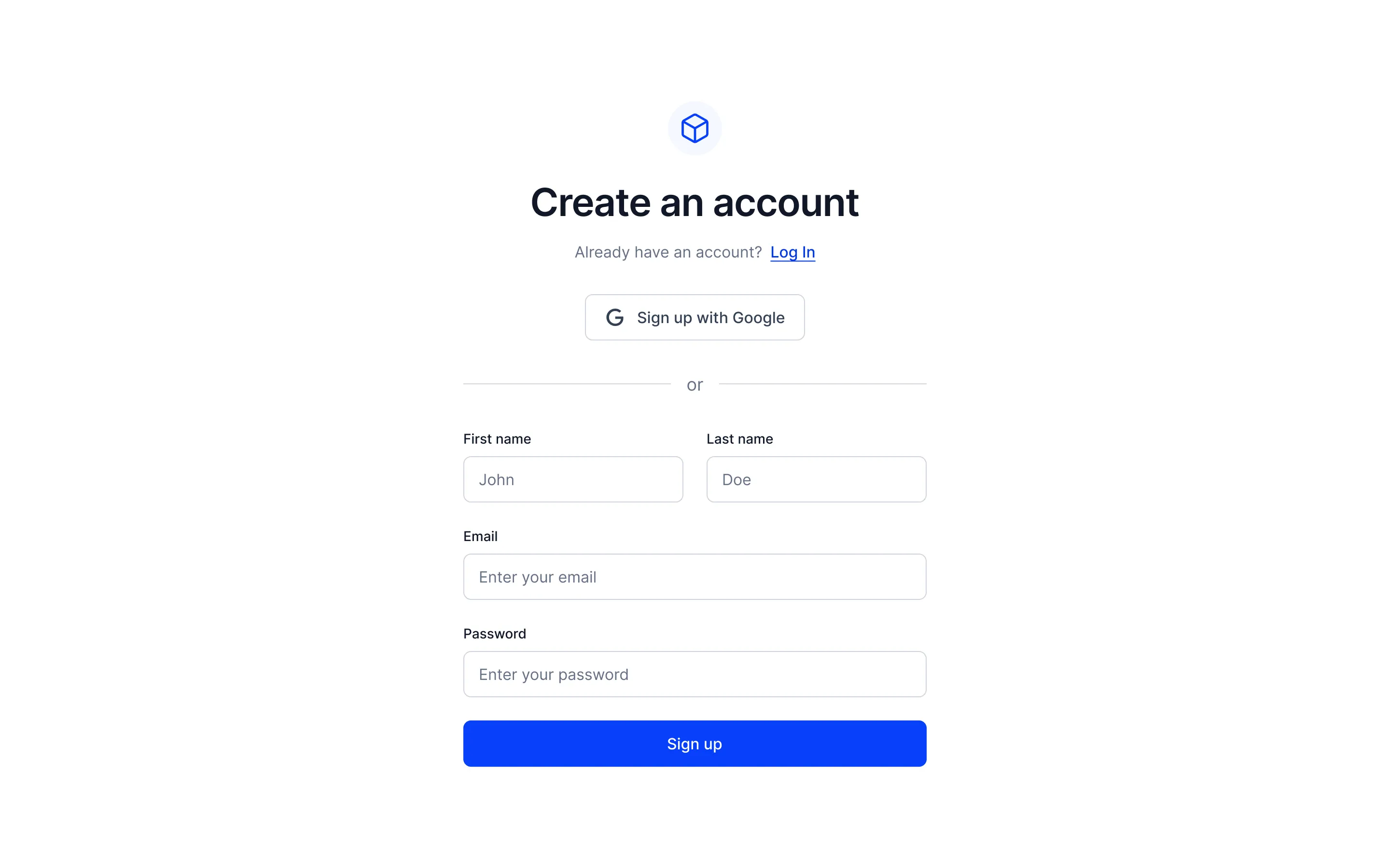Signup A1