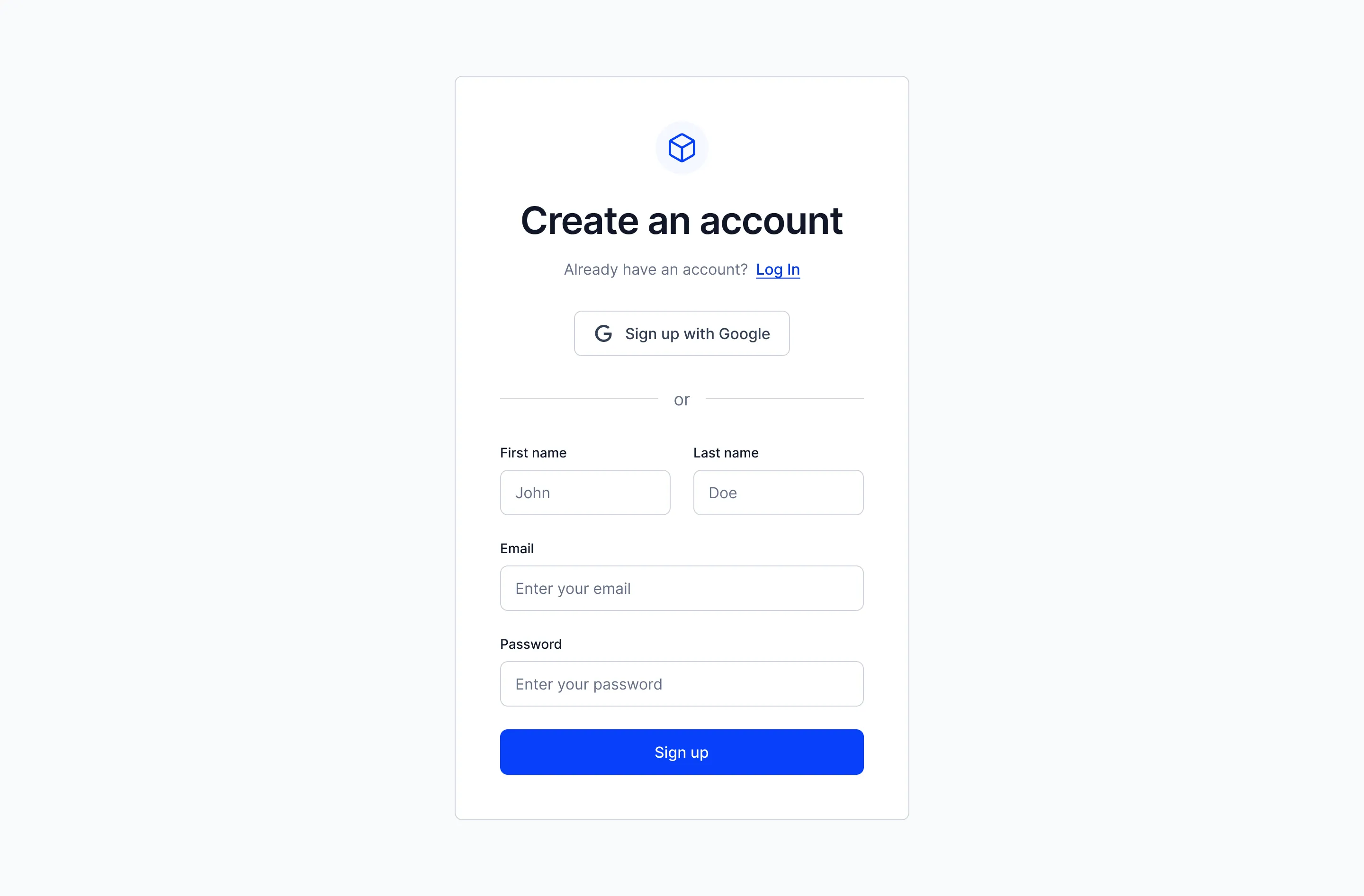 Signup A4