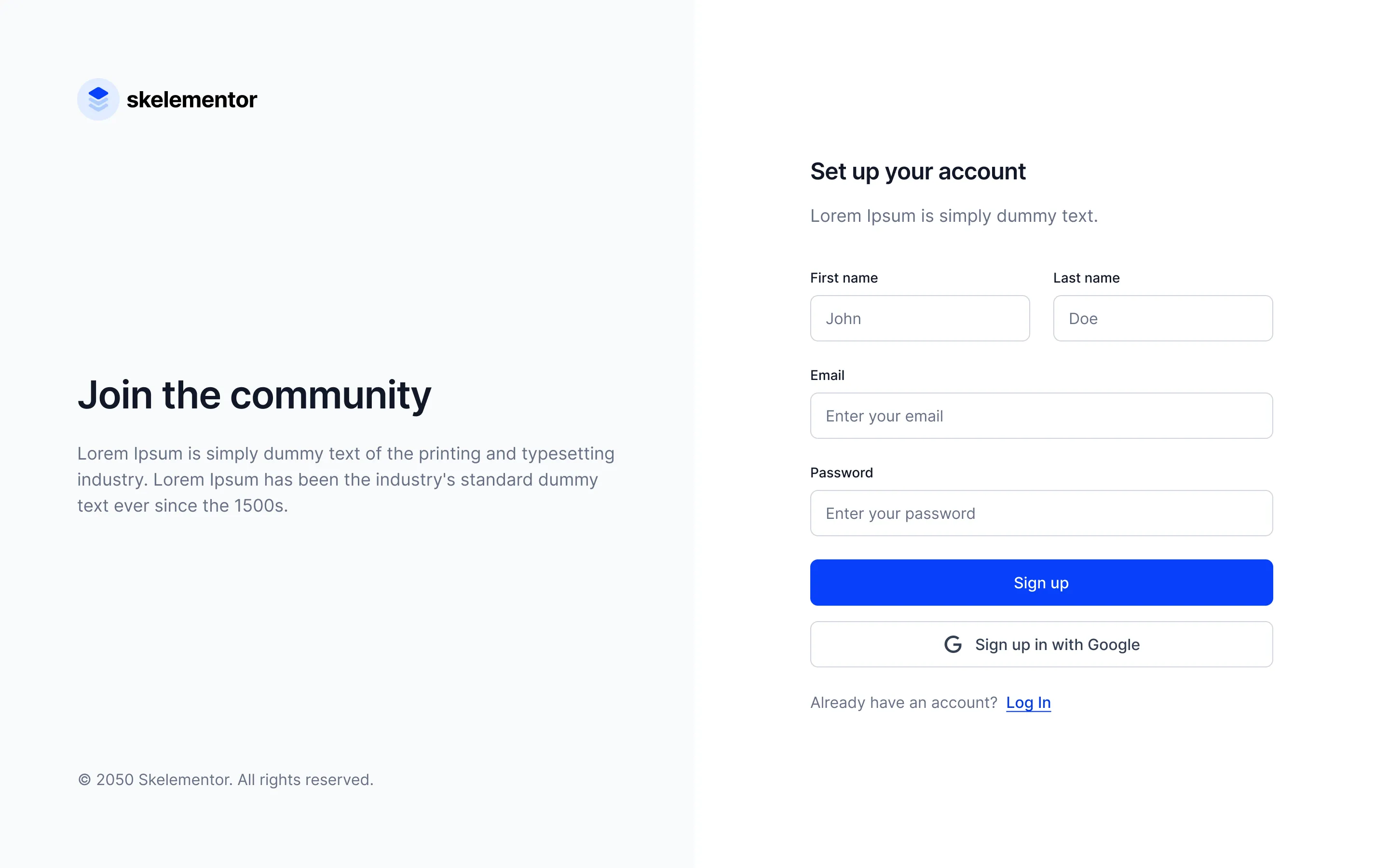 Signup B1