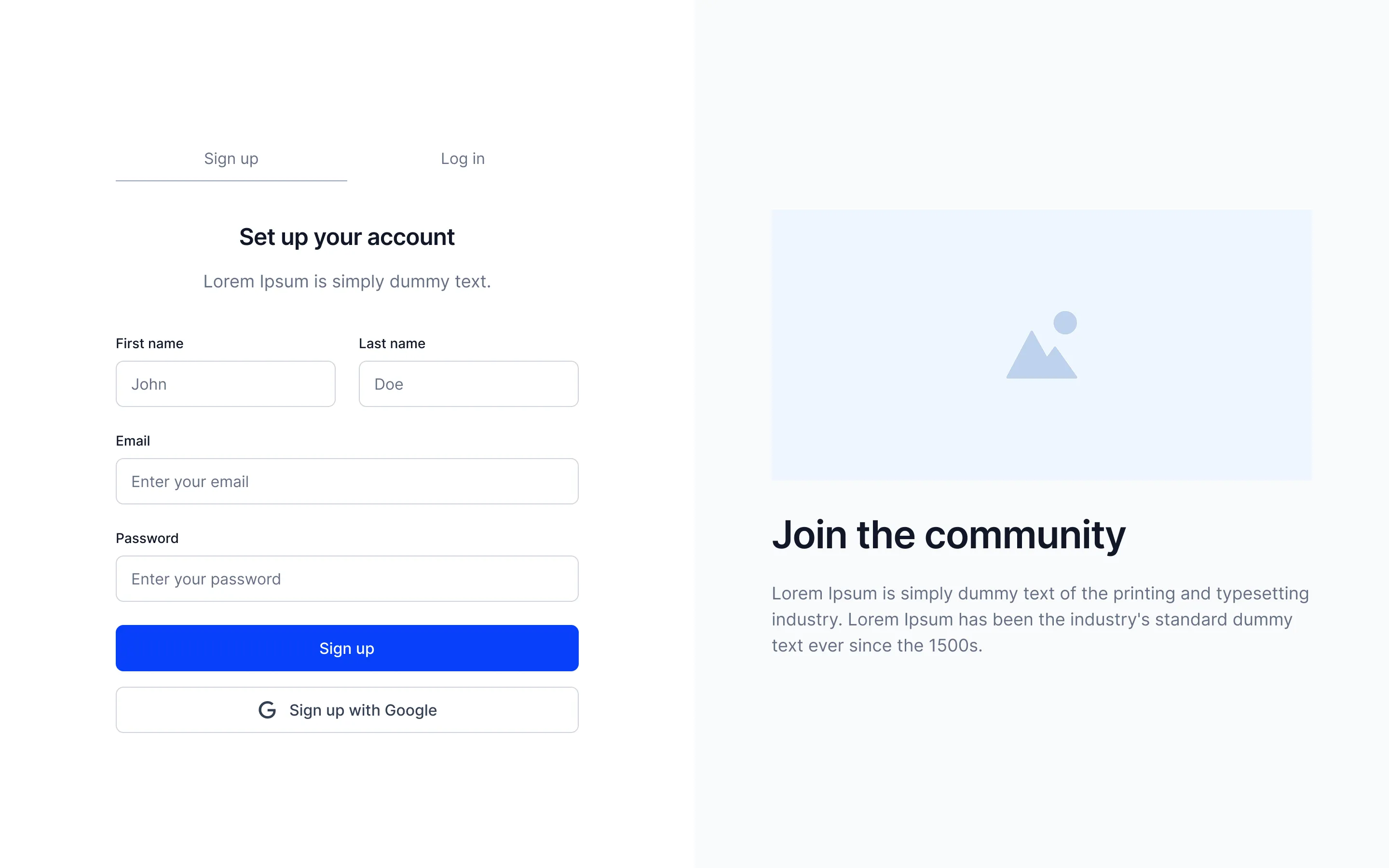 Signup B2