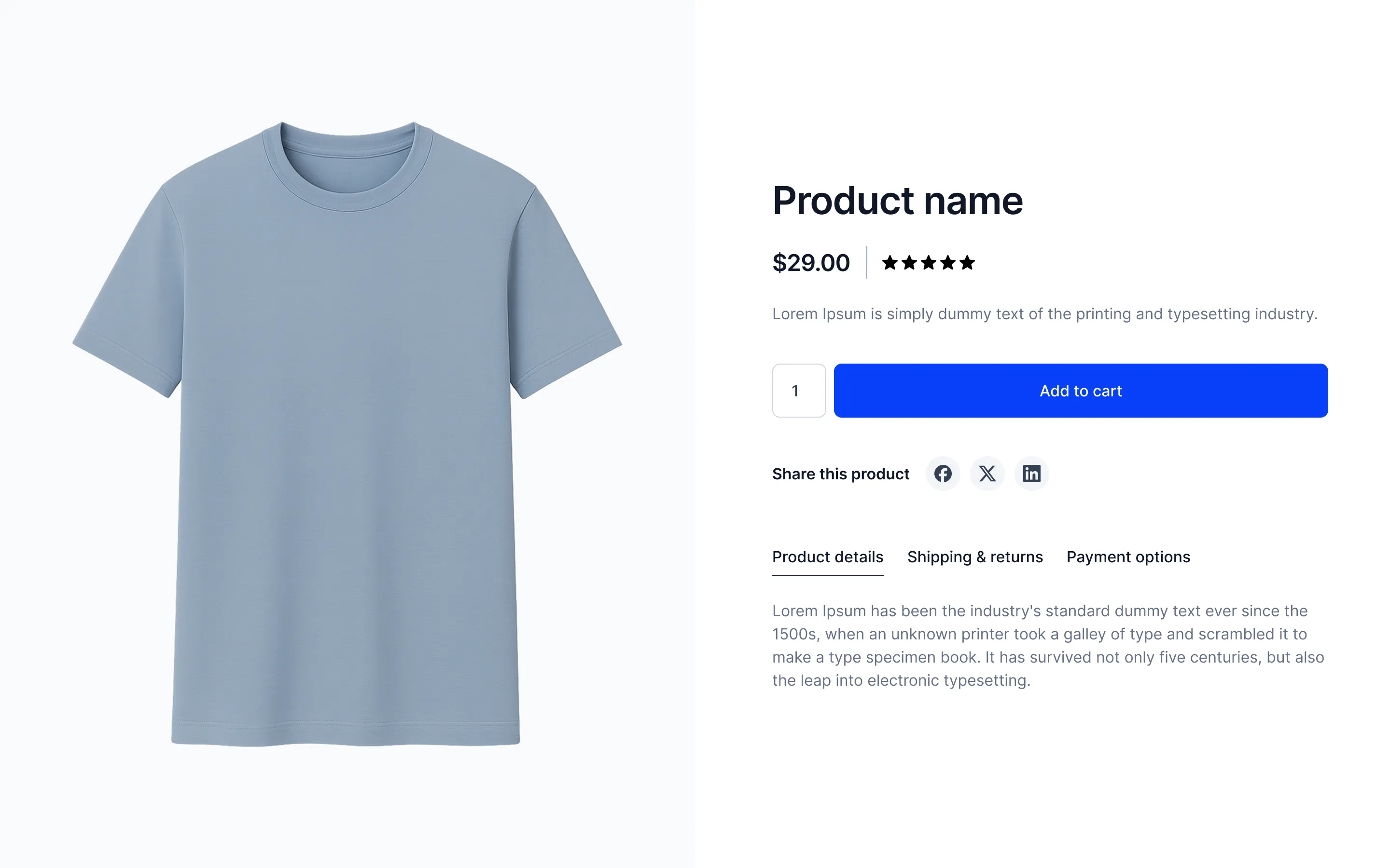 Single Product A3