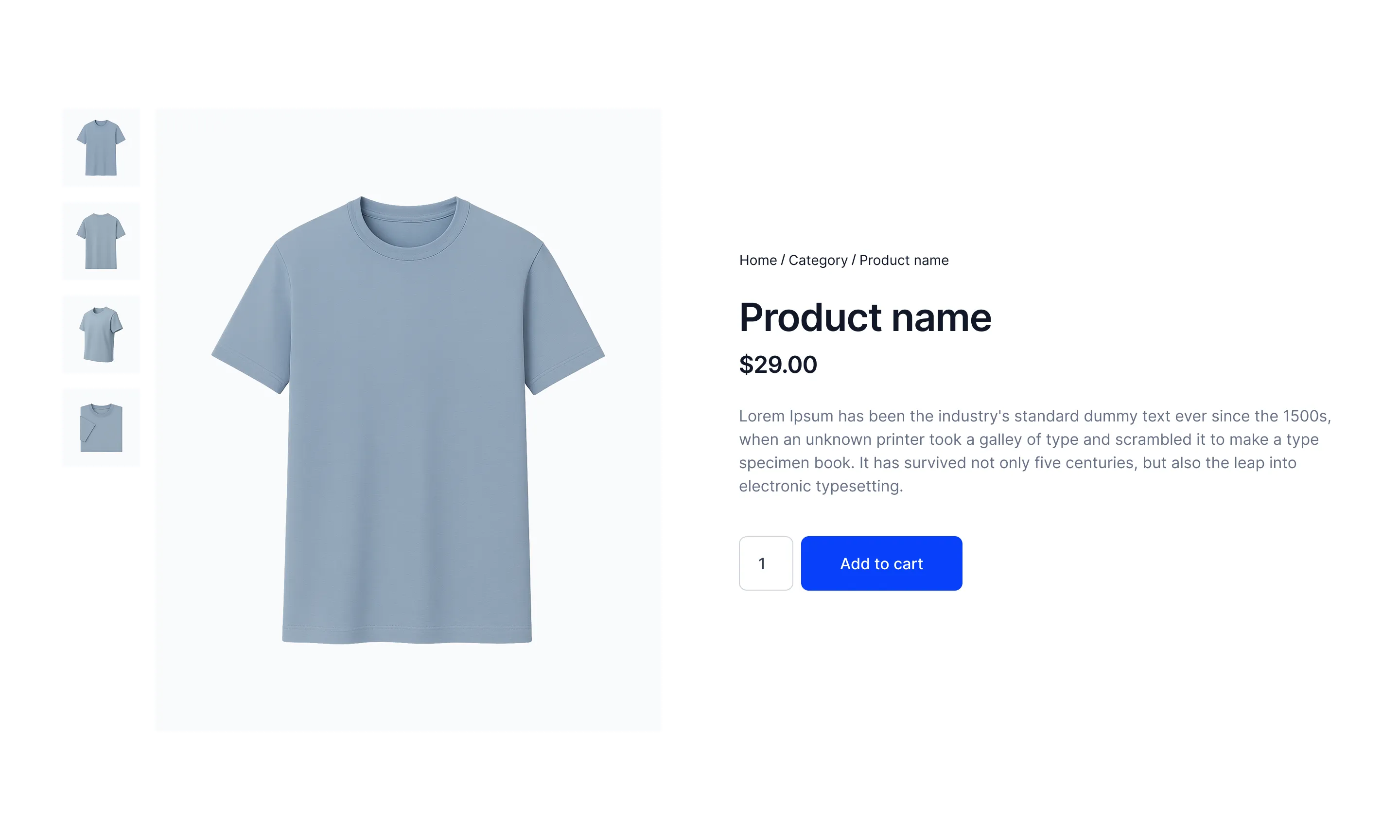 Single Product A5